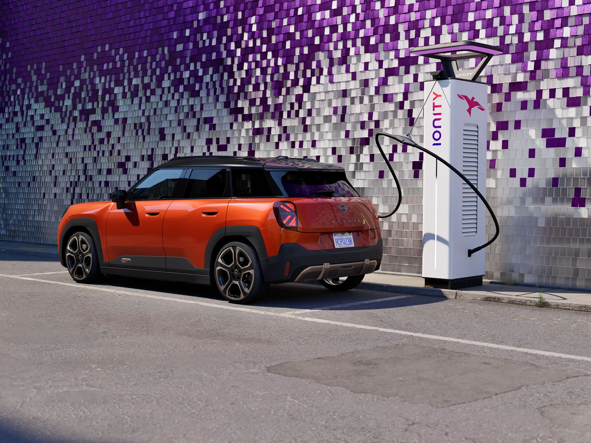 MINI Aceman Electric – Recharge en bornes publiques