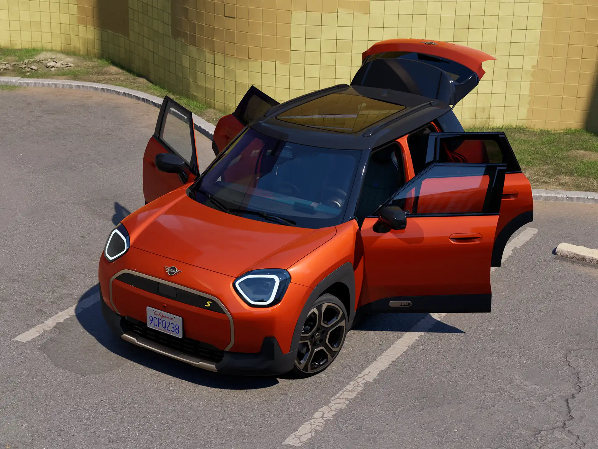 MINI Aceman Electric - open portieren
