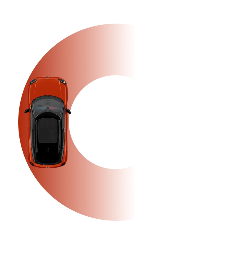 MINI Aceman Electric - draaicirkel