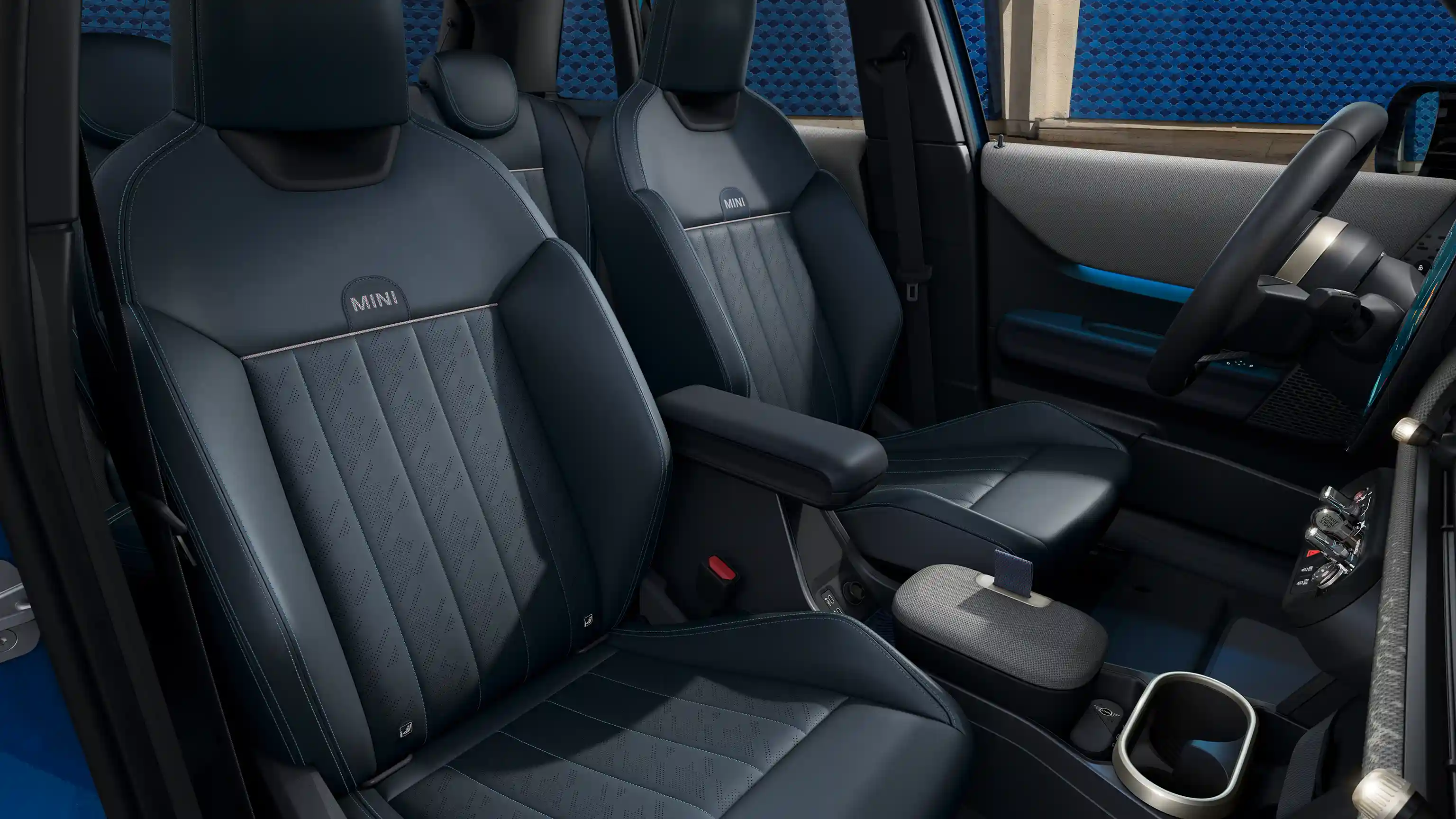 MINI Cooper 5-Deurs - stoelen interieur Favoured