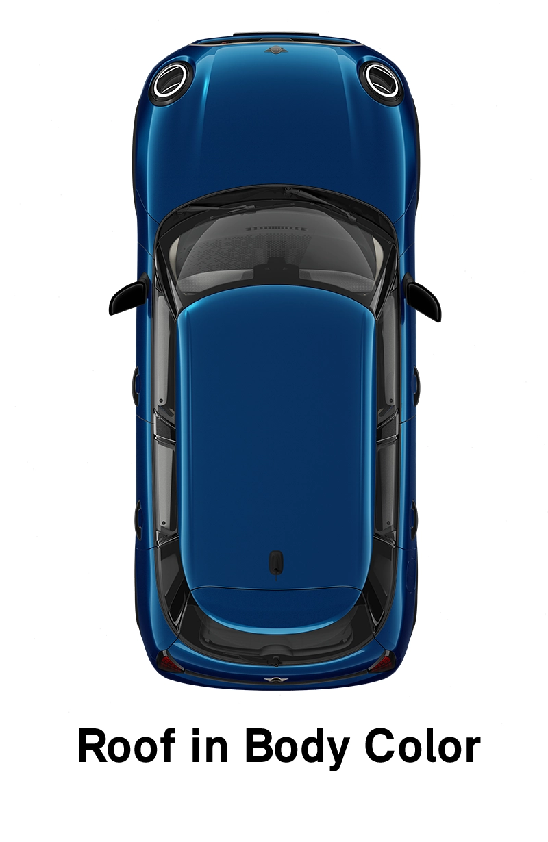  MINI - équipement - toit finition Favoured dans la couleur de la carrosserie