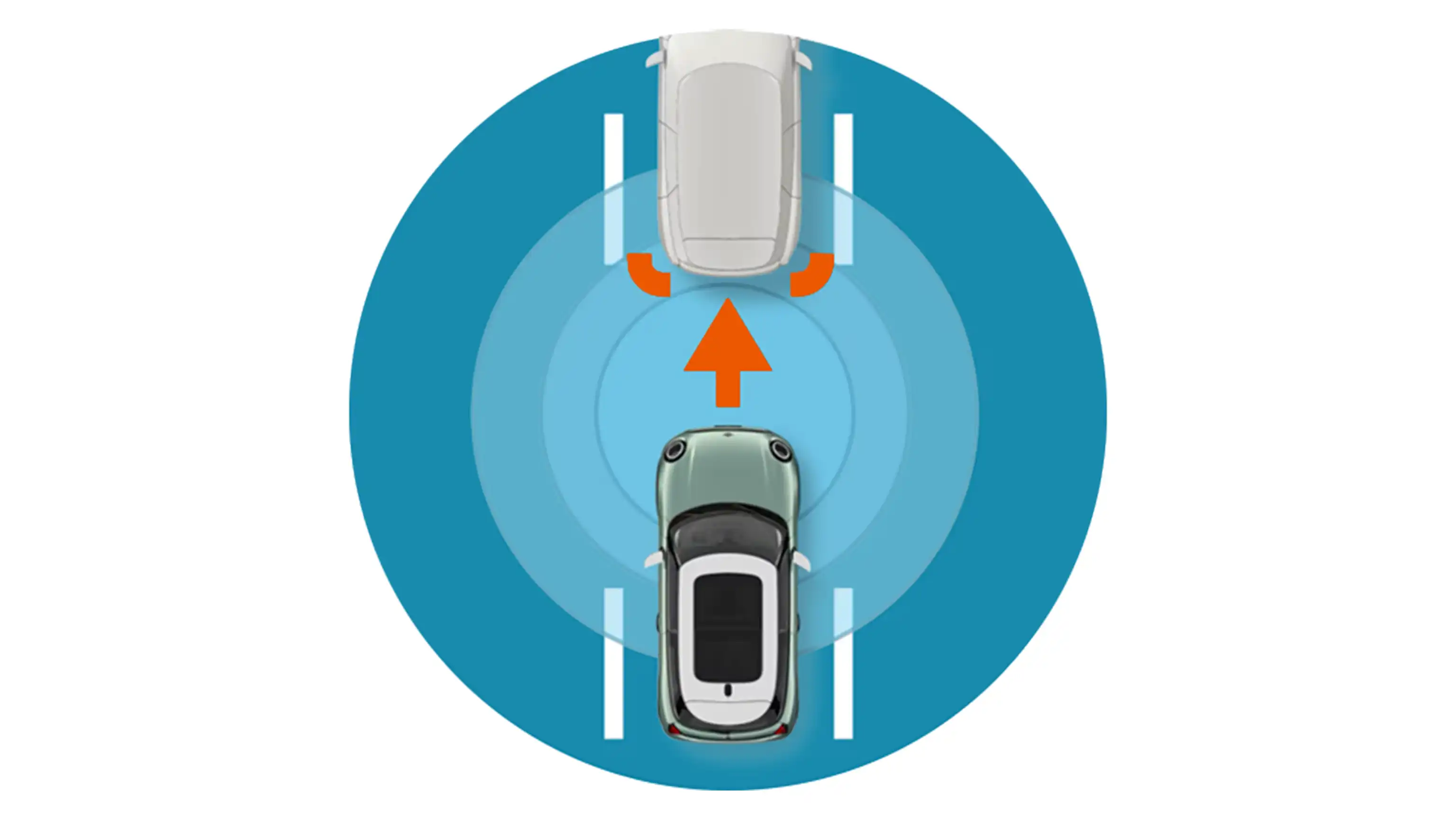 MINI Cooper 5-Deurs - active cruise warning