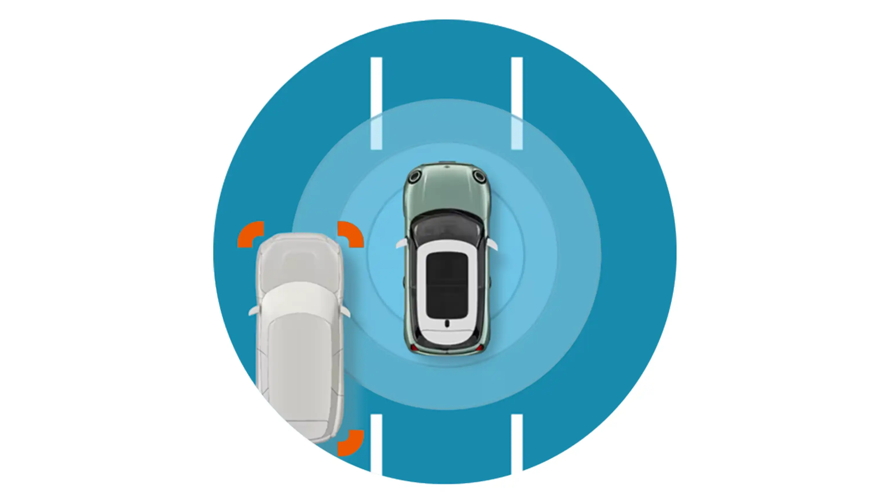 MINI Cooper 5-Deurs - actieve dodehoekdetectie