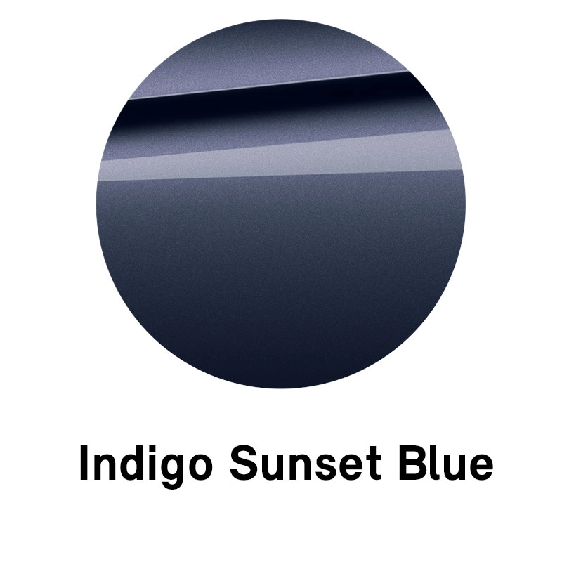 MINI - uitrusting - indigo sunset blue