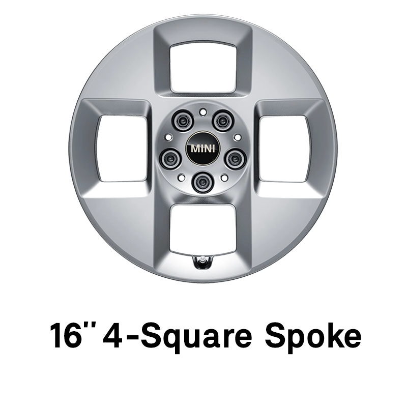 MINI - uitrusting - 16” 4-Square Spoke
