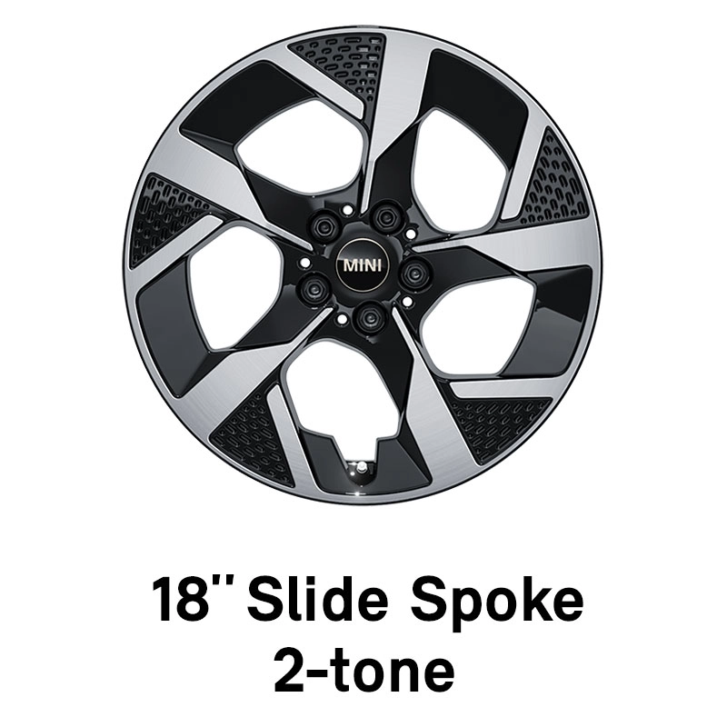 MINI - uitrusting - 18” slide spoke 2-tone