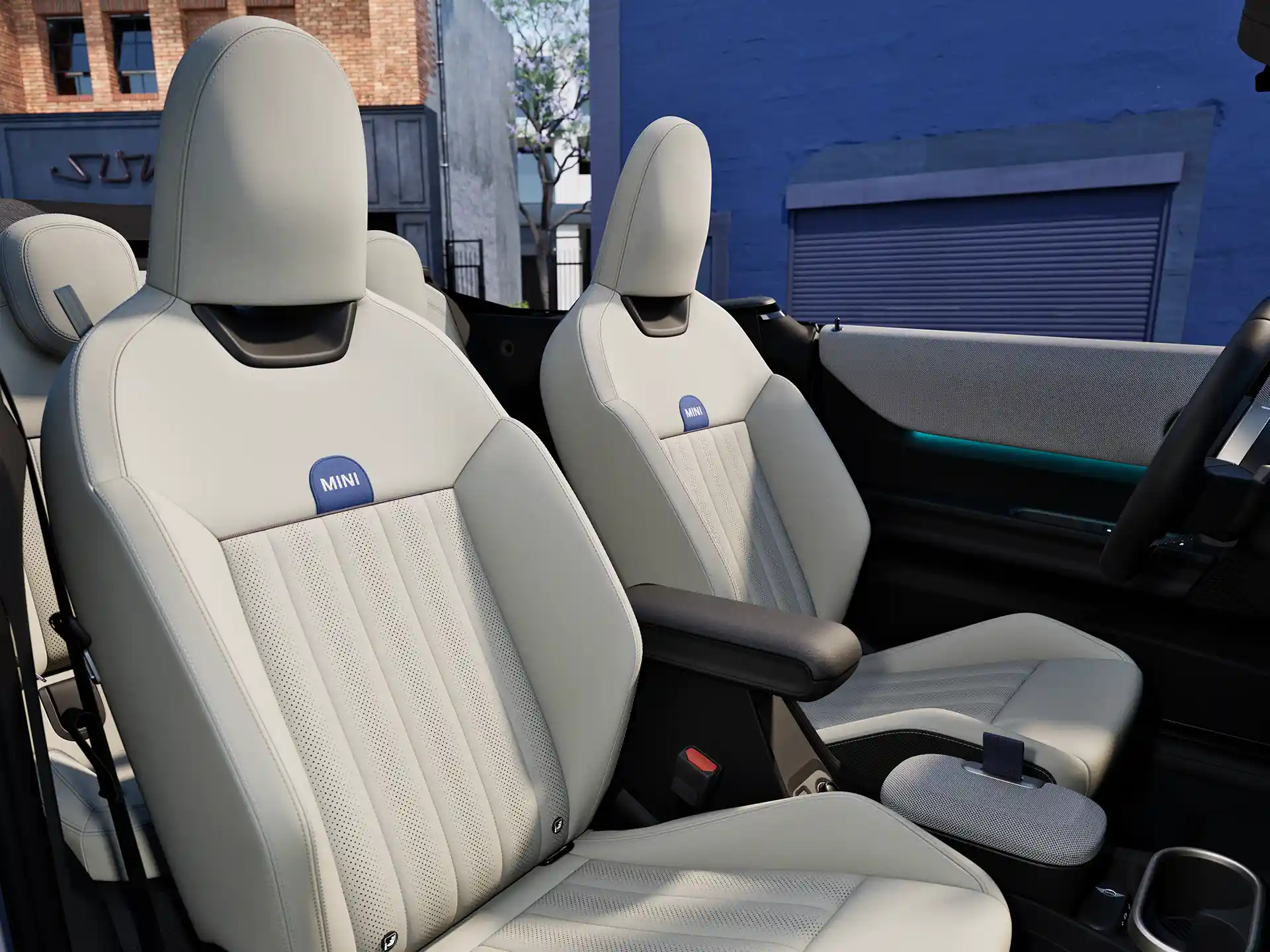 MINI Cooper Cabrio - stoelen met veel steun