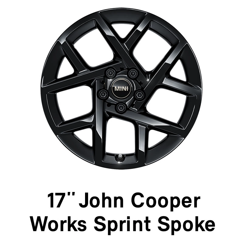 MINI - équipement - 17" JCW Sprint spoke black
