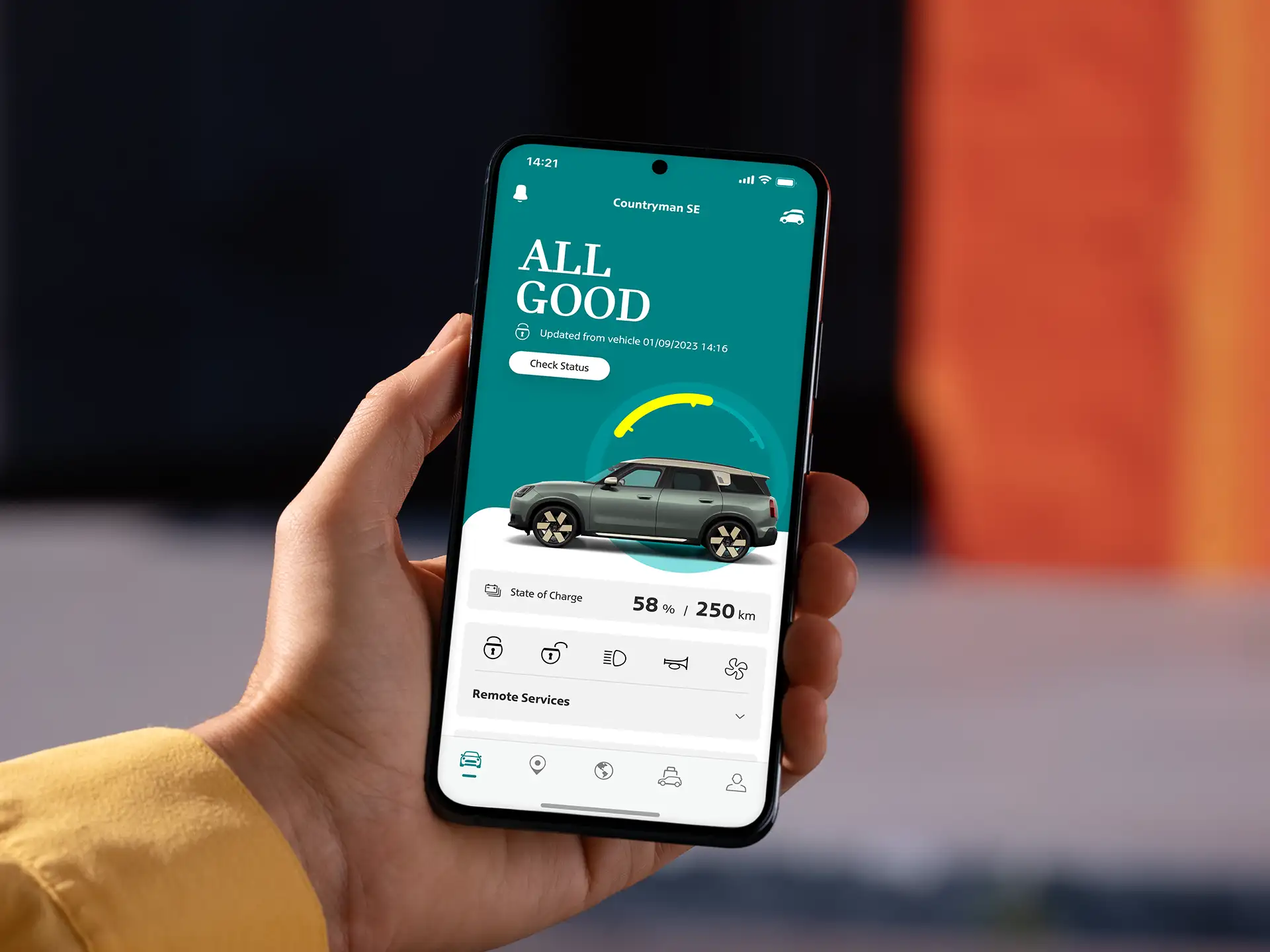 MINI Countryman Electric - MINI APP