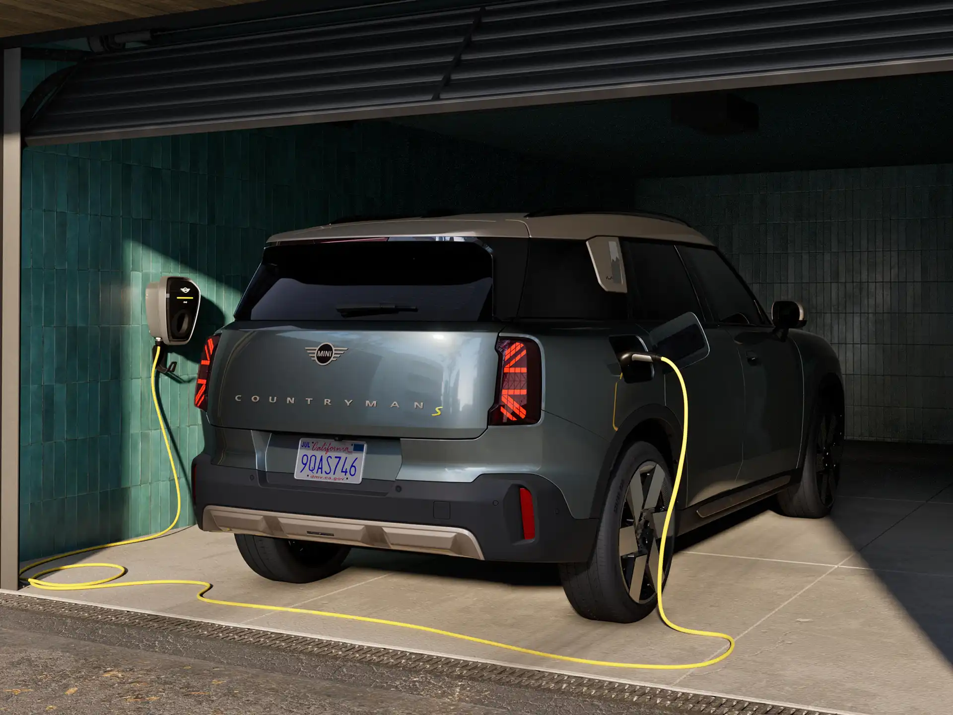 Elektrische MINI Countryman - garage