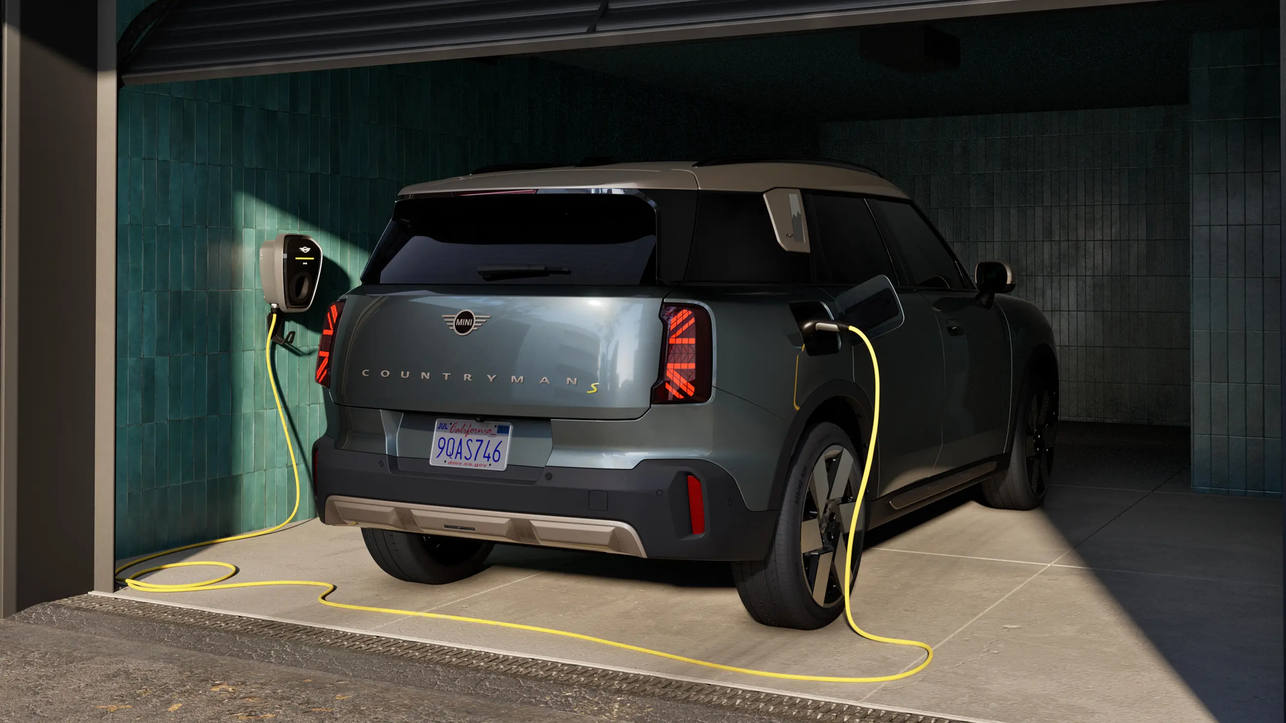 Elektrische MINI Countryman - garage