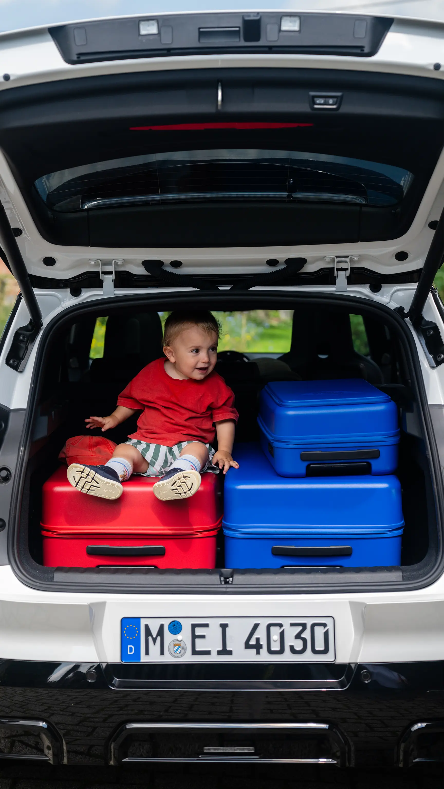 MINI Countryman - baby in bagageruimte
