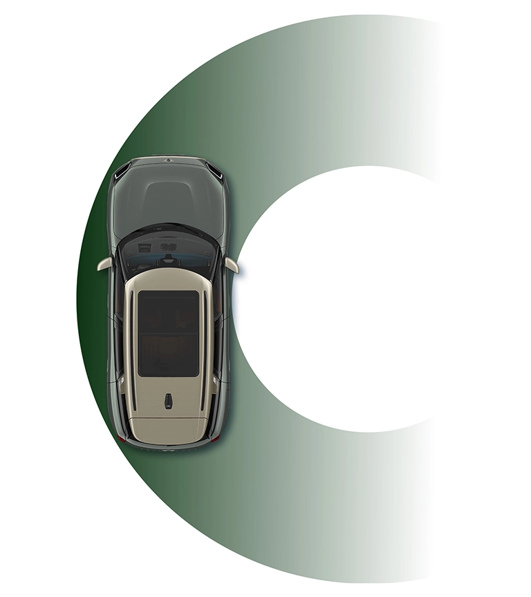 MINI Countryman - draaicirkel