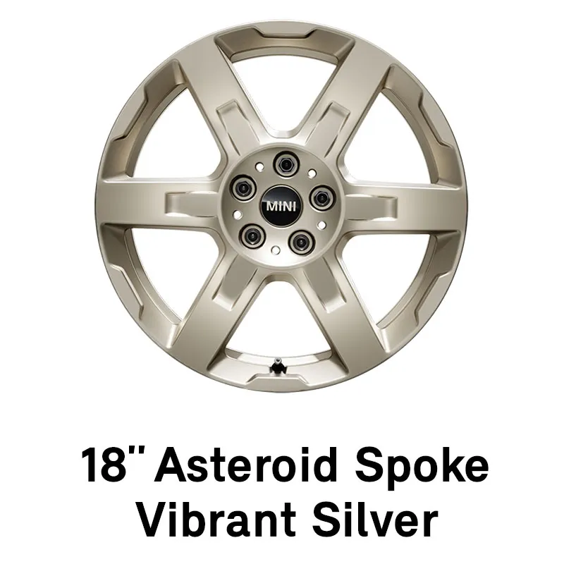 MINI velg: 18 inch Asteroid Spoke Vibrant Silver