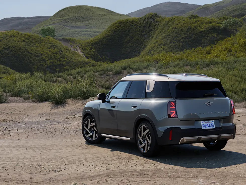 MINI Countryman - exterieur - zijaanzicht achter