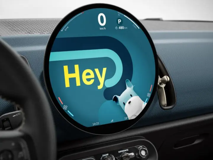 MINI Countryman - oled-display met spike
