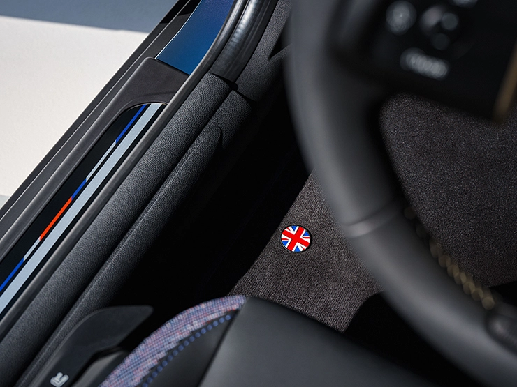 Aanzicht van de deuropening van de MINI Cooper Oxford Edition.