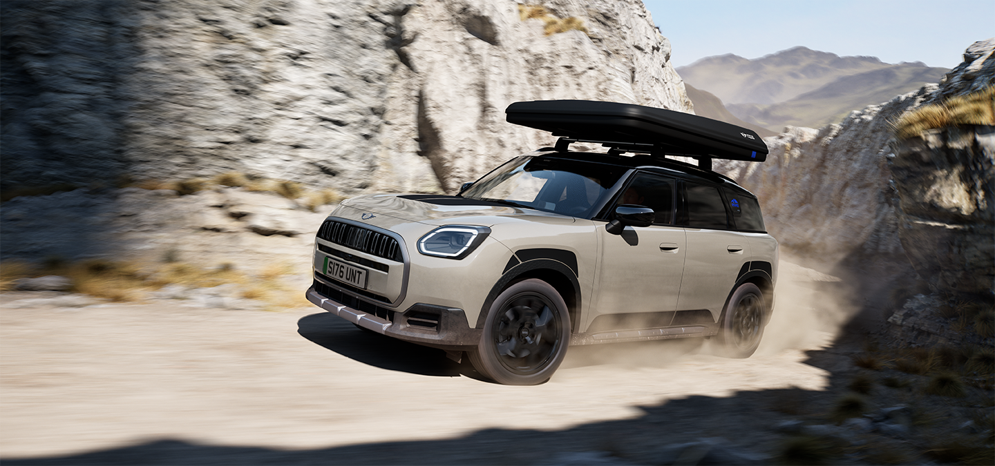 Photo de la conduite de la MINI Countryman Untamed Edition.