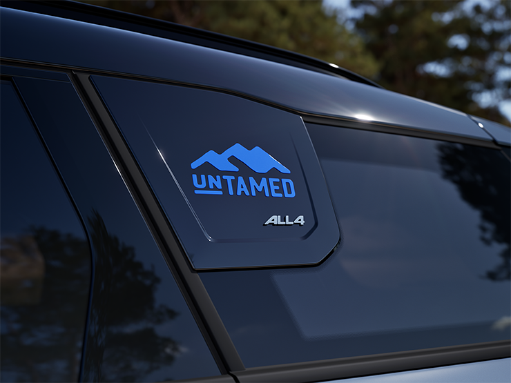 Photo du montant C de la MINI Countryman Untamed Edition.