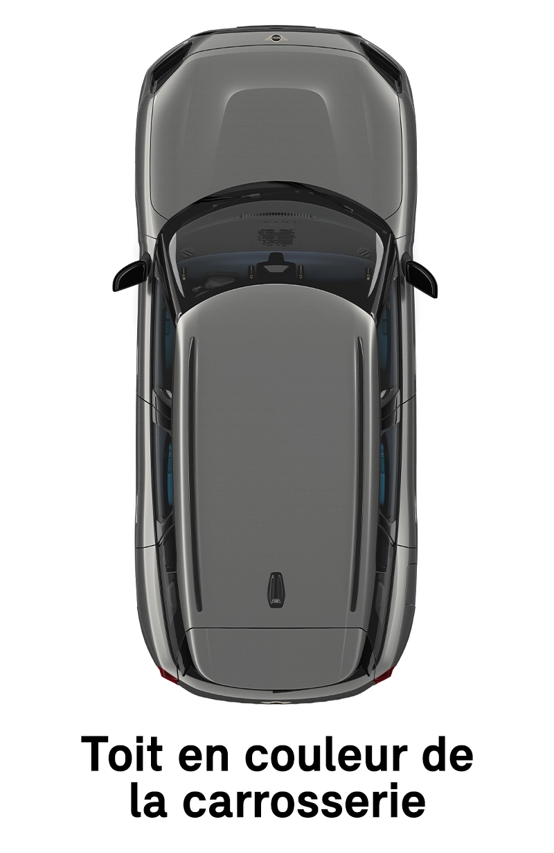 MINI - équipement - finition essential - toit dans la teinte de carrosserie
