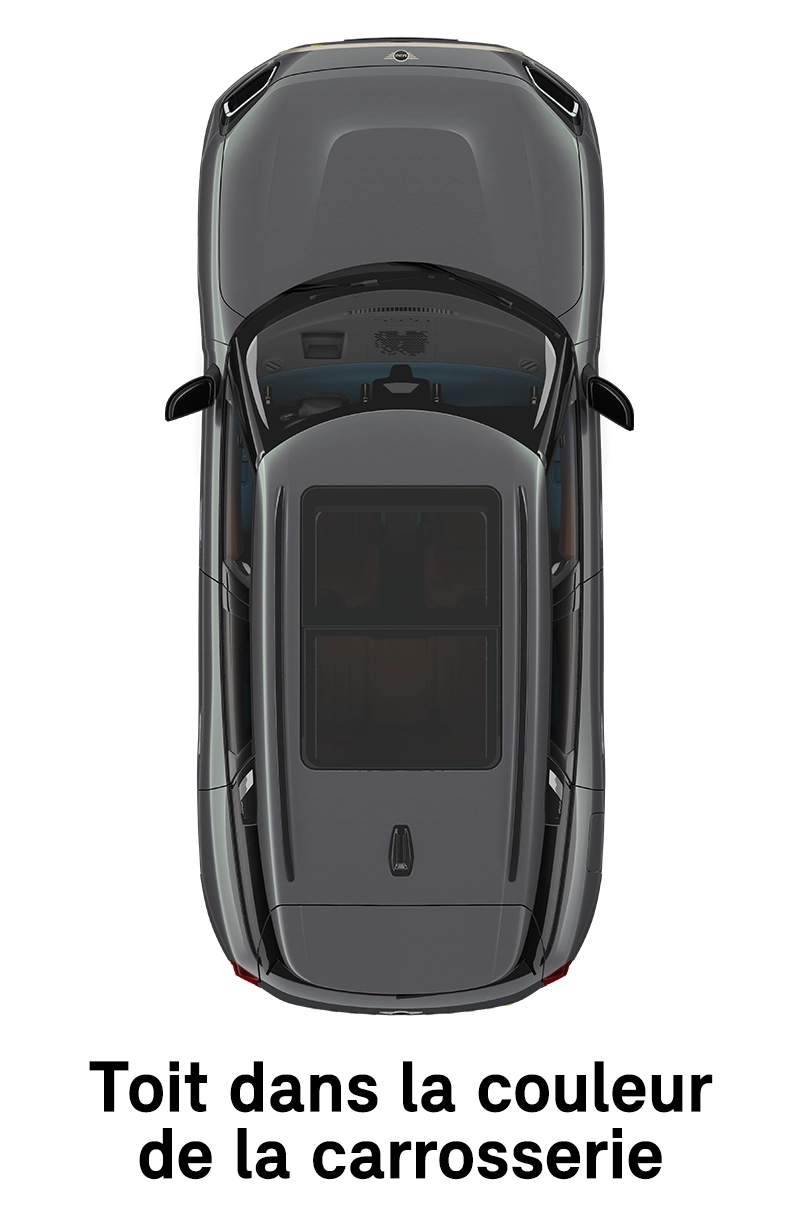  MINI - équipement - toit finition Favoured dans la couleur de la carrosserie