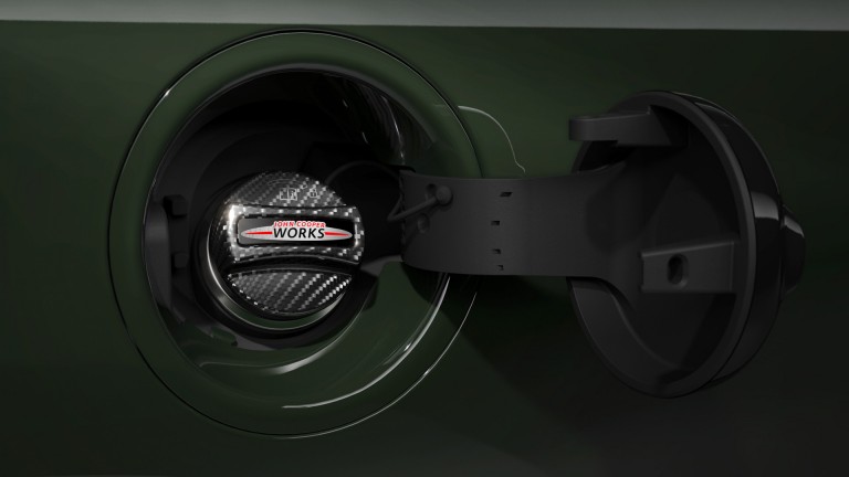 MINI John Cooper Works - argent - bouchon de réservoir de carburant