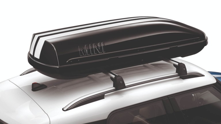 MINI accessoires – MINI dakkoffer – ski's en strandspullen