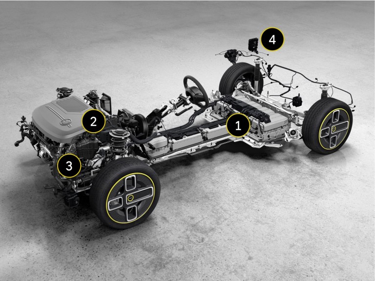mini elektromobiliteit - motor - aandrijflijn en chassis