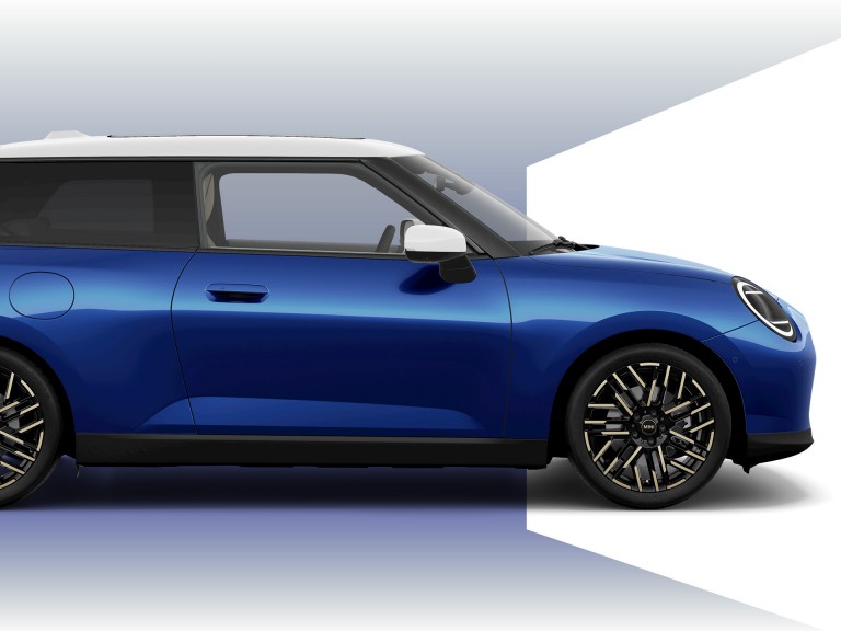 MINI Cooper Electric - afmetingen - parkeerterreinen en garages