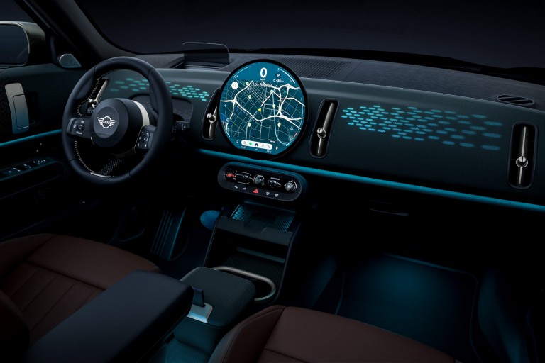 MINI Countryman Electric - mozaïek - interieur