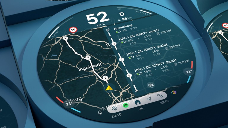MINI volledig elektrisch - opladen - ev-routing