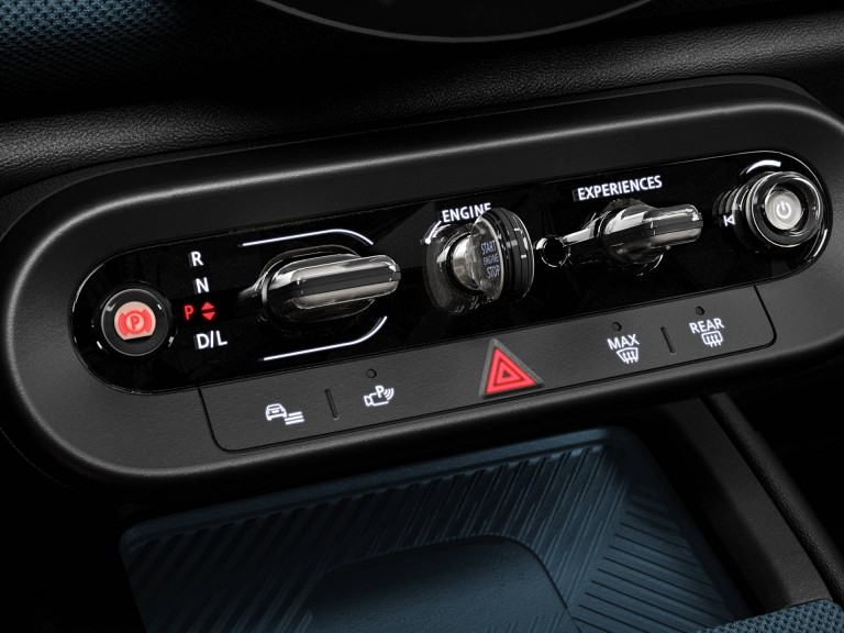 MINI Countryman Electric – interieur – tuimelschakelaars