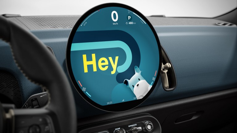 MINI Countryman - interieur - OLED display